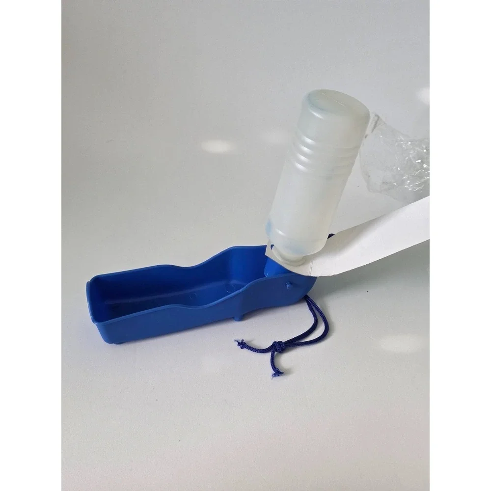 Portable Pet Water Bottle Travel Cup Outdoor Feeder Dispenser Drinking Bowl